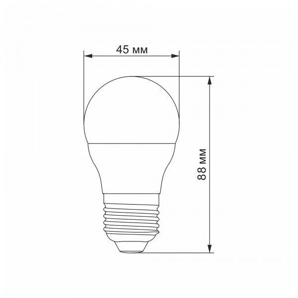 LED лампа VIDEX G45h 4.9W E27 4100K VL-G45h-49274 фото