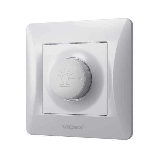Димер 600Вт срібний шовк VIDEX BINERA VF-BNDM600-SS фото