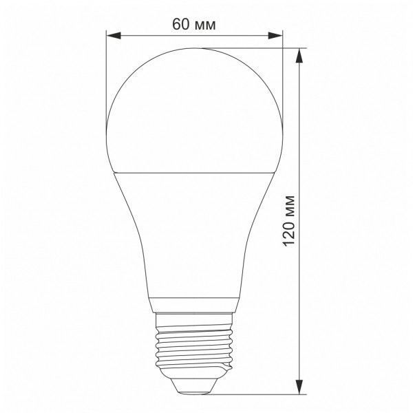 LED лампа VIDEX A65e 15W E27 3000K VL-A65e-15273 фото