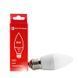 LED лампа С37 8Вт E27 4100К 720 Лм 165-265 В EH-LMP-1254 фото 1