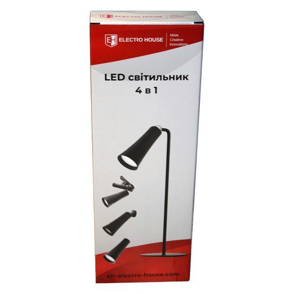 LED світильник 4в1 7Вт, графіт EH-LMT-07G фото