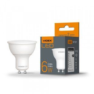 LED лампа VIDEX MR16e 6W GU10 3000K VL-MR16e-06103 фото