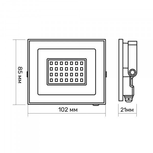 LED прожектор TITANUM TLF206 20W 6500K TLF206 фото