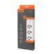 Мережевий подовжувач VIDEX ONCORD б/з 4п 2м з кнопкою White VF-PD42-W фото 1
