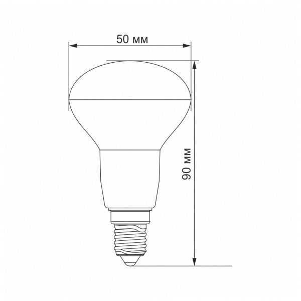 LED лампа VIDEX R50e 6W E14 4100K VL-R50e-06144 фото