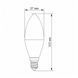 LED лампа VIDEX C37e 7W E14 4100K VL-C37e-07144 фото 3