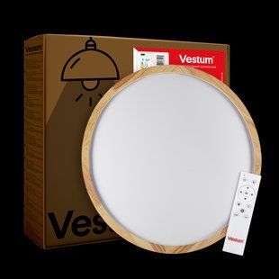 WOOD матовий 60W 375*60мм 3000К-6500К з ДК акація VS-91047 фото