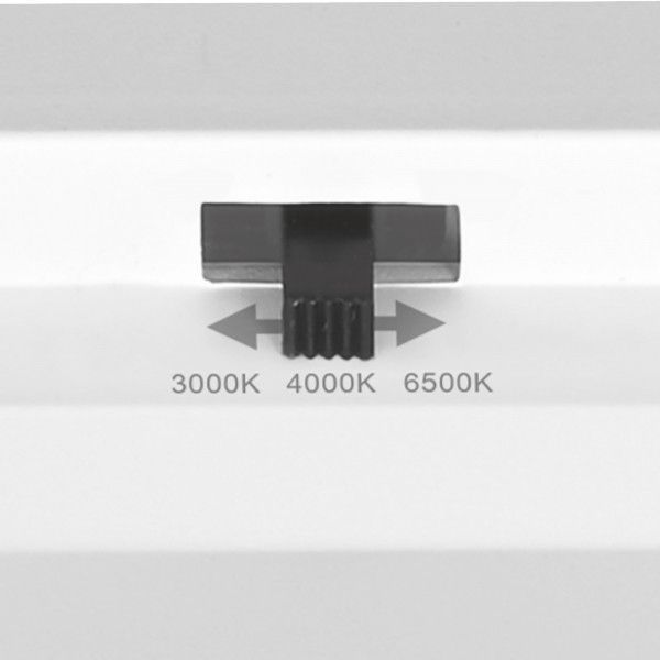 LED світильник квадратний VIDEX DL6S 24W 3000K-4000K-6500K White VL-DL6S-24CW фото