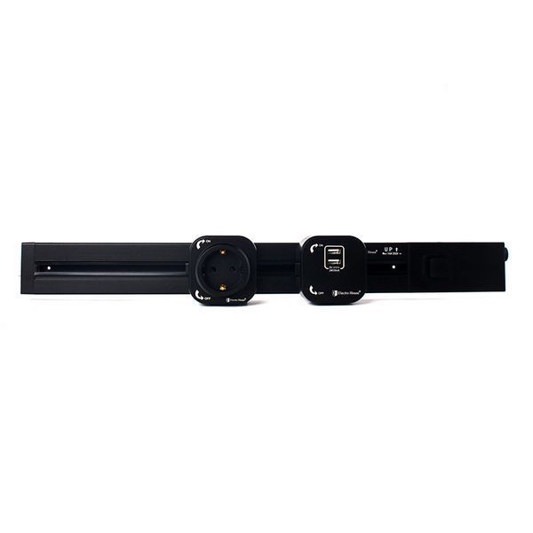 Трекова рейка 0.5 м, Unique Elegance Pandora Black EH-PT-05B фото