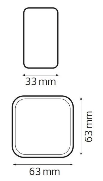 Вимикач 1-клавішний білий EVA 112-001-0001-010 фото