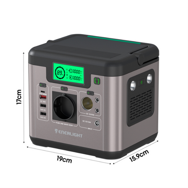 Портативна зарядна станція Enerlight PowerGo 500 EL-PG-500 фото