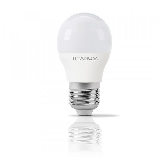 LED лампа TITANUM G45 6W E27 3000K TLG4506273 фото