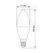LED лампа VIDEX C37h 4.9W E14 4100K VL-C37h-49144 фото 3
